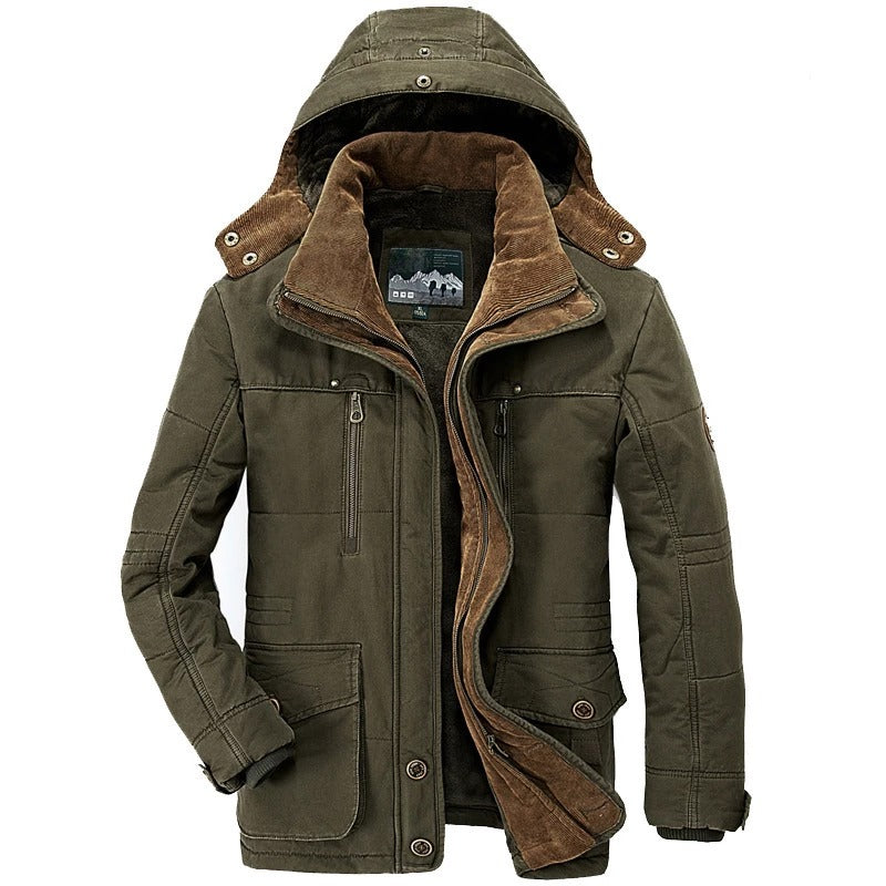 Men's Hooded Parka w/ fleece