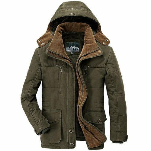 Men's Hooded Parka w/ fleece