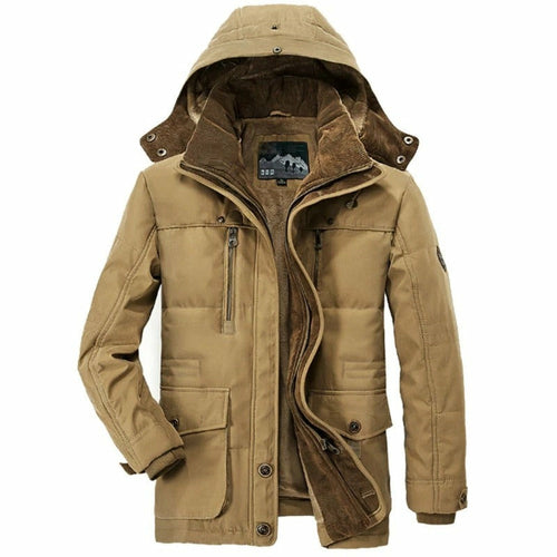 Men's Hooded Parka w/ fleece