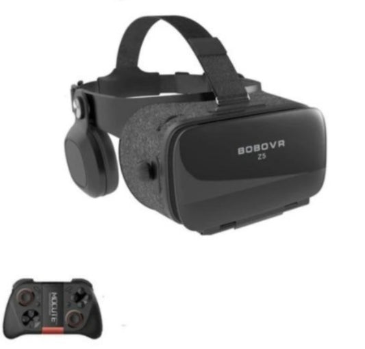 VR Gaming Headset with Bluetooth Gaming Controller